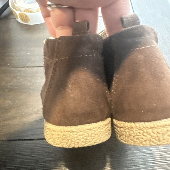 Eddie Bauer Brown Suede Boots Toddler Top slider Size 9 - Picture 9 of 9
